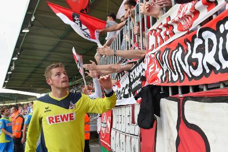 Erstmals in der Bundesliga und einfach unbezwingbar: Timo Horn vom 1. FC Köln hat in seinen ersten vier Spielen im Fußball-O...