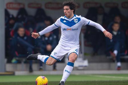 Platz 2: Sandro Tonali (Brescia Calcio) - 94 Prozent Einsatzzeit