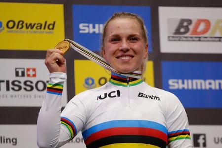Bahnrad-WM: Hinze sprintet zu Gold im Keirin