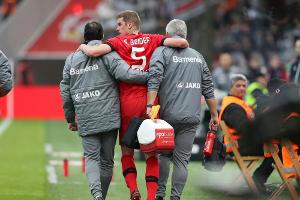 Bayer: Sven Bender fällt mit Innenbandverletzung aus