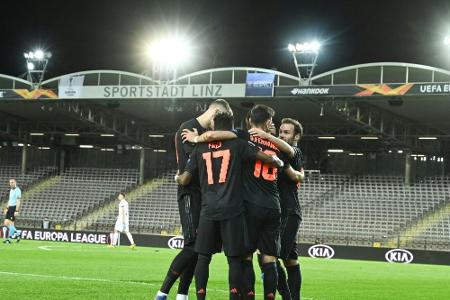 ManUnited mit einem Bein im Europa-League-Viertelfinale
