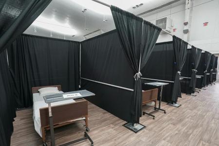 Corona-Krankenhaus auf dem US-Open-Gelände soll am Freitag erste Patienten aufnehmen