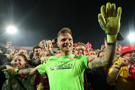 Union-Torwart Gikiewicz: Skurriles Heimtraining gegen Langeweile