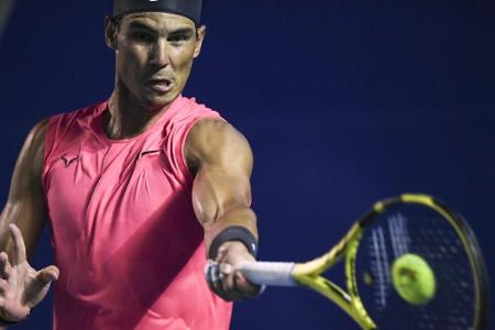 Fitness statt Schläger: Nadal vermisst das Tennis