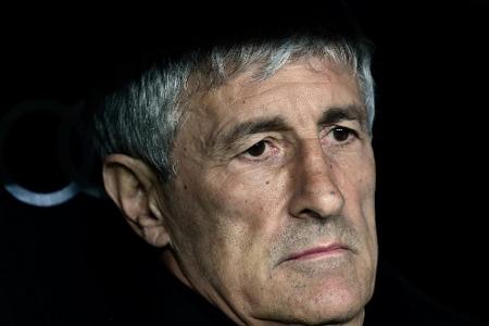 Barcelona-Trainer Setien: Möchte auf diese Weise kein Meister werden