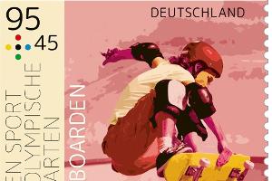 Neue Olympia-Sportarten auf Briefmarken verewigt