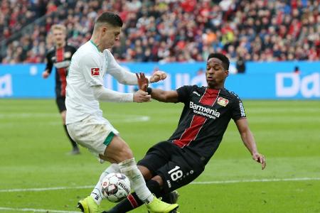 Medien: Montagsspiel Bremen gegen Leverkusen bei DAZN