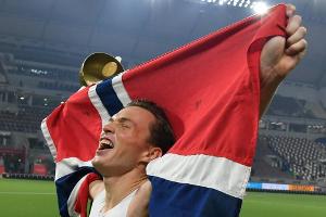 "Impossible Games" in Oslo: Warholm stellt Weltrekord über 300 m Hürden auf