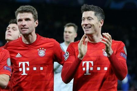 Bayern: Beim ersten Matchball mit Lewandowski und Müller