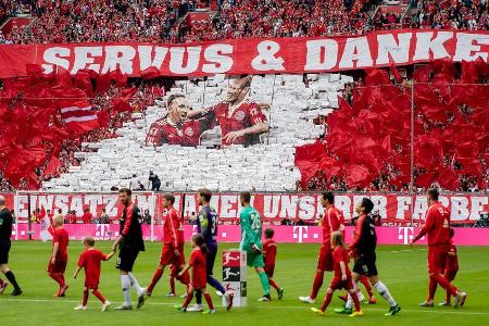 Auch im Mai 2019 herrschen in der Münchner Arena große Emotionen. Am letzten Spieltag der Saison 18/19 sichert sich der FC B...