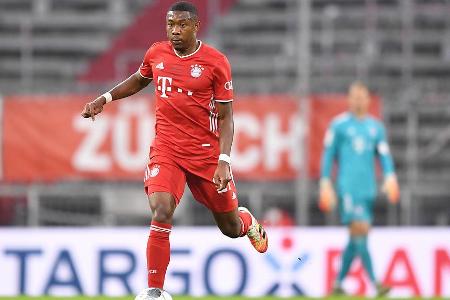 Hatte seine Viererkette zunächst nicht ganz im Griff, Gladbach nutzt die Lücken zwischen Alaba und seinen Nebenmännern. Unte...