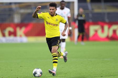 Platz 6: Jadon Sancho (BVB | 8 Tore)