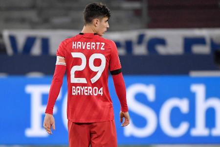 Platz 3: Kai Havertz (Bayer Leverkusen | 10 Tore)