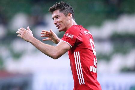 Platz 1: Robert Lewandowski (FC Bayern | 14 Tore)