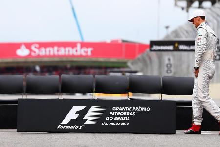 Michael Schumacher bestreitet sein letztes F1-Rennen