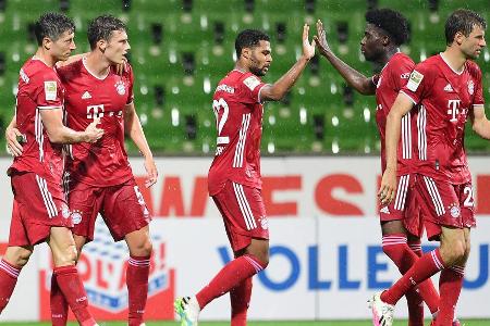 Mit einem 1:0-Arbeitssieg bei Werder Bremen tütet der FC Bayern die achte deutsche Meisterschaft in Folge ein. Gegen die abs...