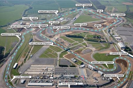 Mit einer Länge von 5,891 km ist der Kurs in Silverstone seit jeher einer der längsten im Formel-1-Kalender. Das Layout der ...