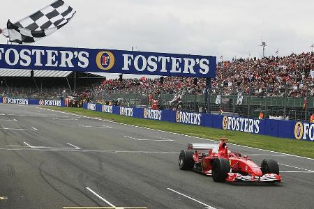 Das erfolgreichste Team beim Großen Preis von Großbritannien ist die Scuderia Ferrari. Die Italiener stellen insgesamt 17 Si...