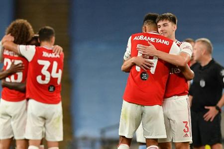 Aubameyang schießt Arsenal ins FA-Cup-Finale
