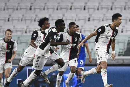 Juventus Turin auch dank Ronaldo-Treffer zum neunten Mal in Folge italienischer Meister
