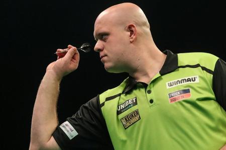 Darts: Van Gerwen scheitert schon im Achtelfinale