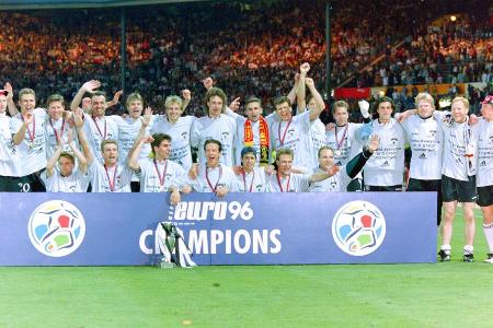 Am 30. Juni 1996 gewinnt die deutsche Nationalmannschaft um Kapitän Jürgen Klinsmann die Europameisterschaft in England. Im ...