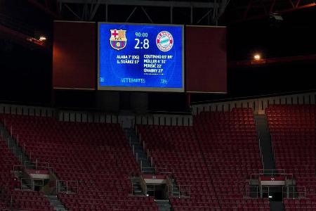 Das 8:2 (4:1) des FC Bayern München gegen den FC Barcelona im Viertelfinale der Champions League war in vielerlei Hinsicht h...