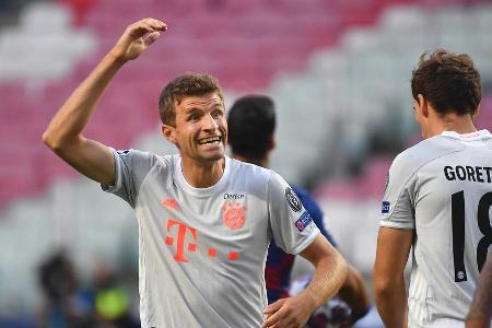 Thomas Müller hat in der Champions League nunmehr 23 Treffer in K.o.-Spielen erzielt. Mehr haben nur Cristiano Ronaldo (67) ...