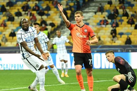 Gladbach-Gruppe: Inter mit Remis in Donezk