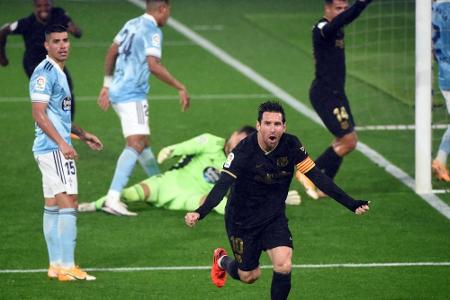 In Unterzahl: Barca gewinnt bei Celta Vigo