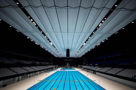 Olympisches Schwimmstadion in Tokio eröffnet