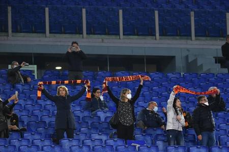 Italiens Fußballstadien wieder ohne Fans