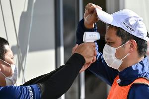 Olympia-Organisatoren testen Maßnahmen gegen Corona