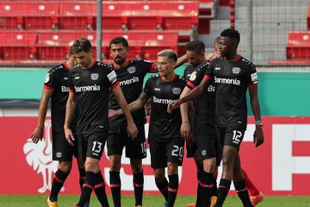 Schick trifft bei Debüt: Leverkusen nimmt erste Pokalhürde souverän