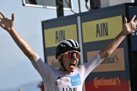 Pogacar gewinnt 15. Tour-Etappe am Grand Colombier