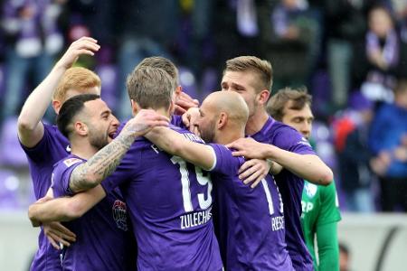 Würzburg verliert bei Zweitliga-Rückkehr gegen Aue 0:3