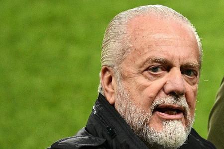 Neapels Präsident De Laurentiis mit Corona infiziert