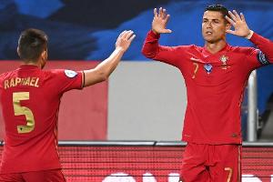 Portugal siegt dank Ronaldo-Treffern 100 und 101 - auch Frankreich und Belgien erfolgreich