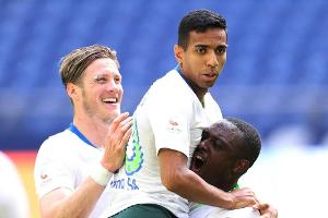 Arbeitssieg zum Jubiläum: Wolfsburg im Pokal in Runde zwei