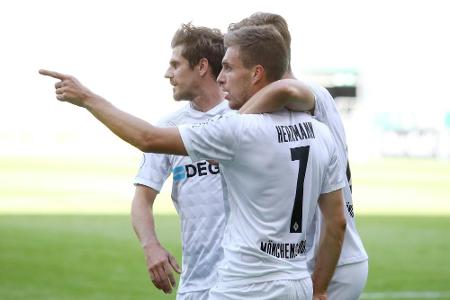 Herrmann mit Blitz-Doppelpack: Gladbach spaziert in Runde zwei