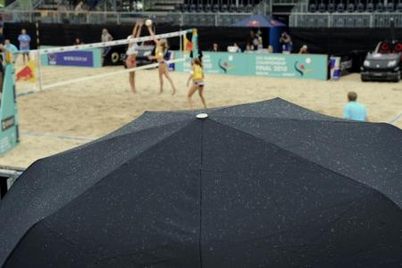 Beach-EM: Spiele am Donnerstag wegen Starkregen und Wind abgesagt