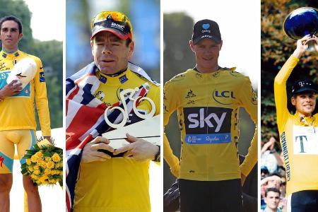 Einmal im legendären Gelben Trikot zur Triumphfahrt auf die Champs-Élysées abbiegen ist der Traum eines jeden Rad-Profis. Fü...