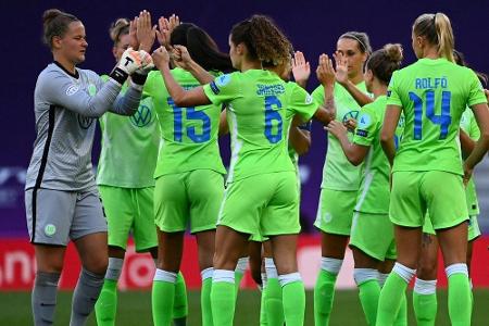 Wolfsburgerinnen nach Kantersieg in Potsdam an der Spitze