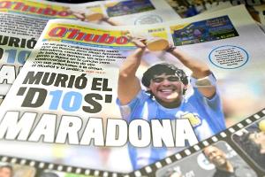 "Diego stirbt niemals": Pressestimmen zum Tode Maradonas
