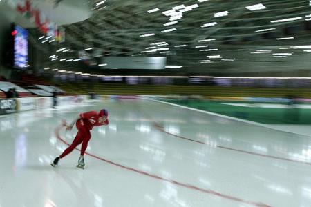 Moskauer Eisschnelllauf-Palast wird Corona-Klinik mit 1300 Betten