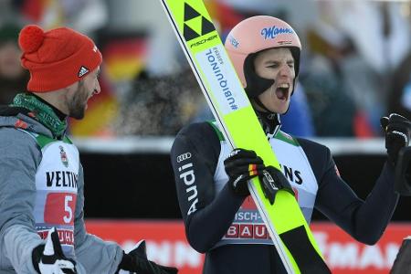 Skiflug-WM: Geiger führt zur Halbzeit - Eisenbichler Dritter