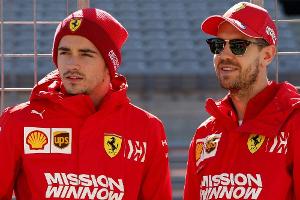 Vettel schenkt Leclerc seinen Helm: "Der talentierteste Fahrer"