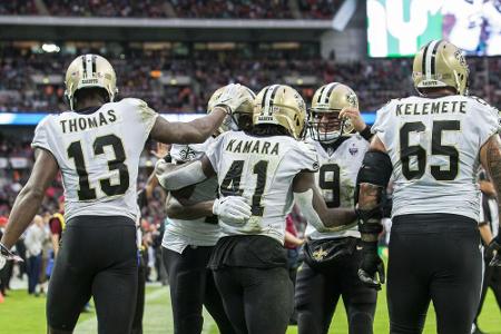 Sechs Rushing Touchdowns: Kamara stellt 91 Jahre alten NFL-Rekord ein