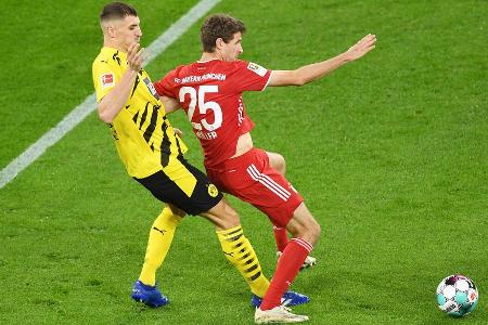 In einem hochklassigen Spitzenspiel bezwingt der FC Bayern den BVB am Ende denkbar knapp mit 3:2. Dortmund ging zunächst in ...