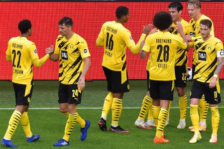Platz 8: Borussia Dortmund - Durchschnittsnote: 6,0